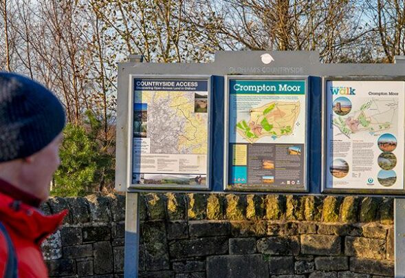 crompton moor on stage 9 of the GM Ringway